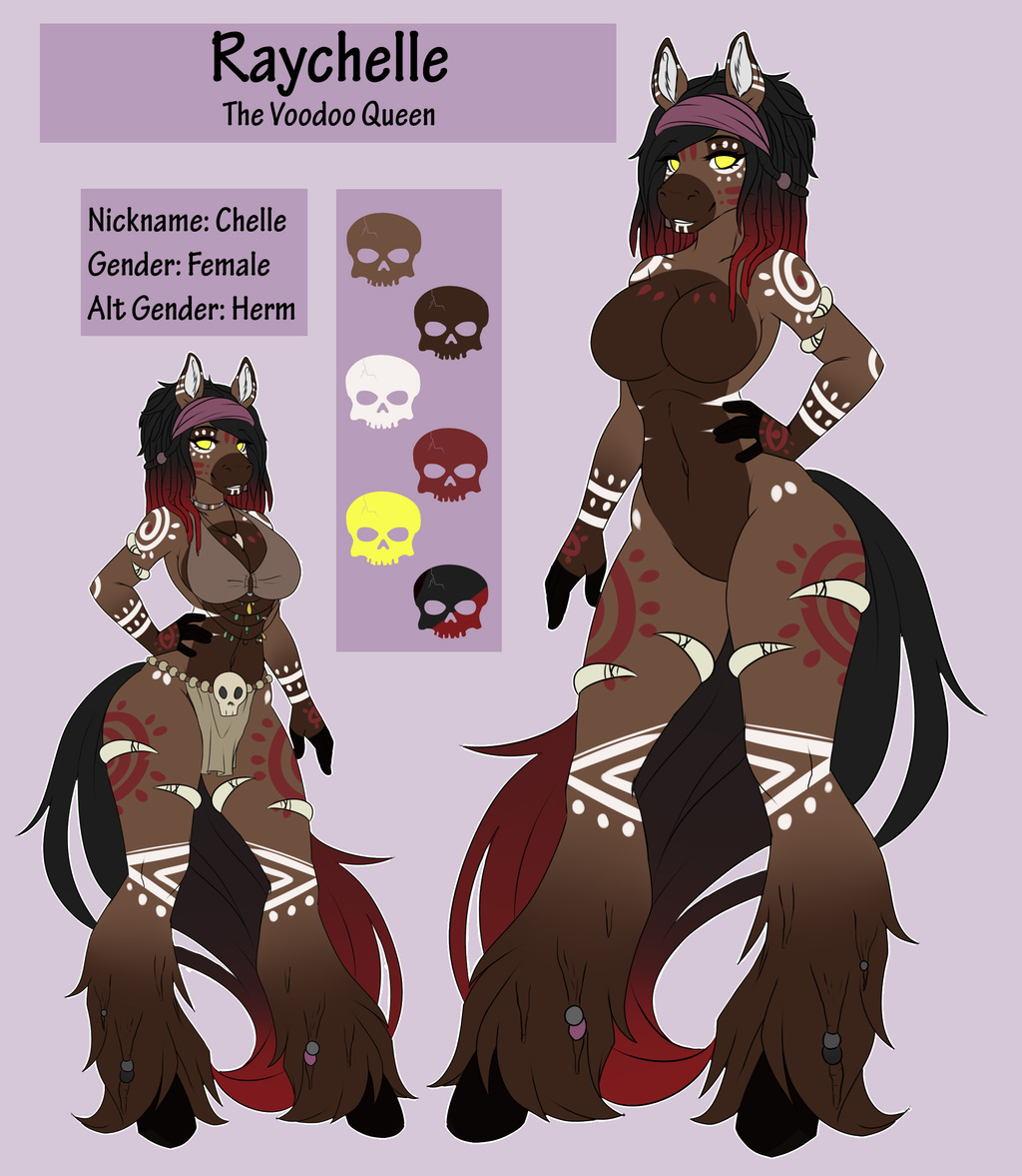 Most recent character: Raychelle: The Voodoo Queen