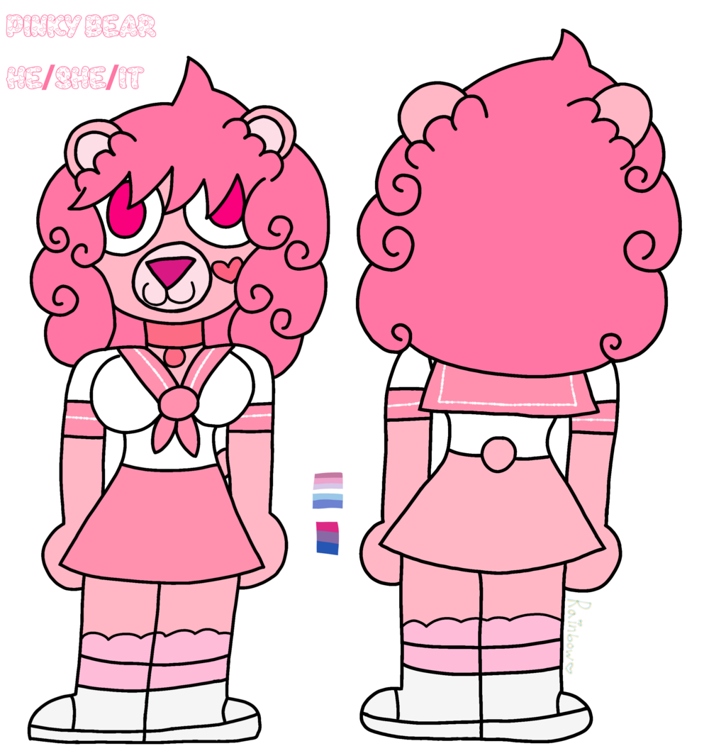 Most recent character: Pinky Bear