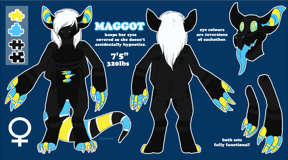 Most recent character: maggot