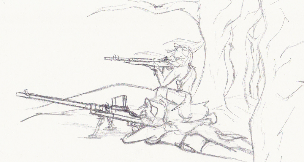 Fox Ambush Sketch