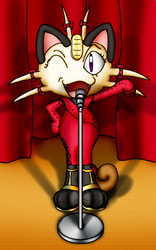 Harrietta the Meowth Sings Her Heart Out