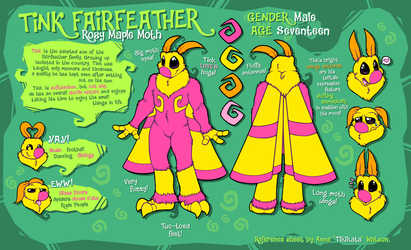 Tink Fairfeather - Reference Sheet (Commission)