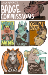 BADGE COMMISSIONS are open!