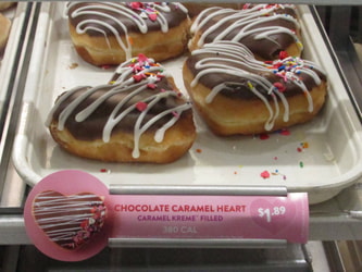 Chocolate Caramel Heart donut