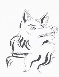 Wolf portrait nerd Thing
