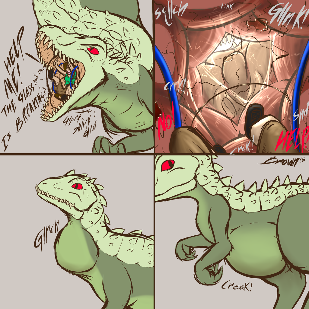 Dino vore comics putting hand in tiny asshole porn