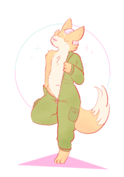 jumpsuit fox