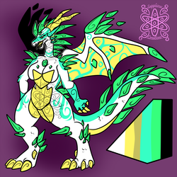 Female Wind/Crystal Dragoness +Design+ (SOLD)