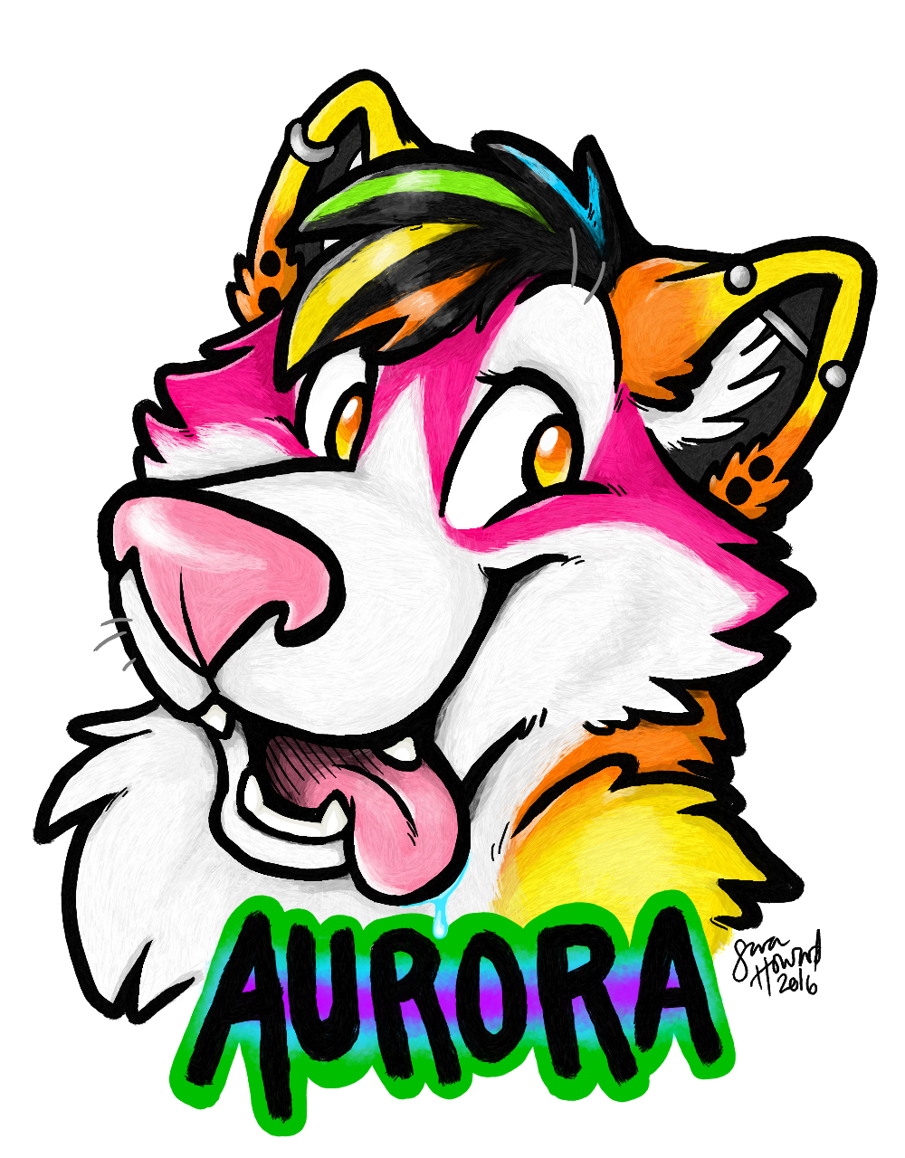 Aurora digital badge