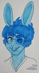 bunny boy blue