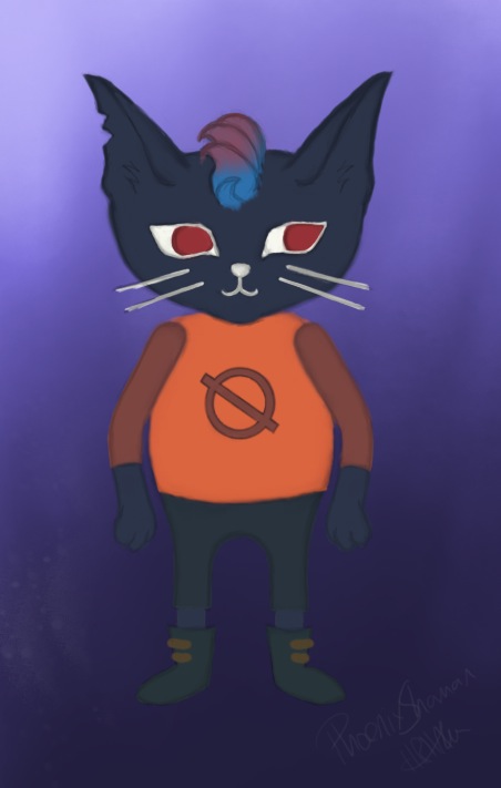 Most recent image: Night in the woods - Mae
