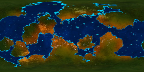 Tellus world map