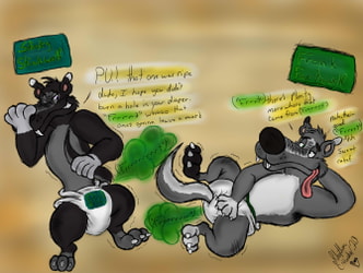 Diapered Farting Wolves