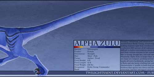 Personal - Alpha Zulu Reference Sheet