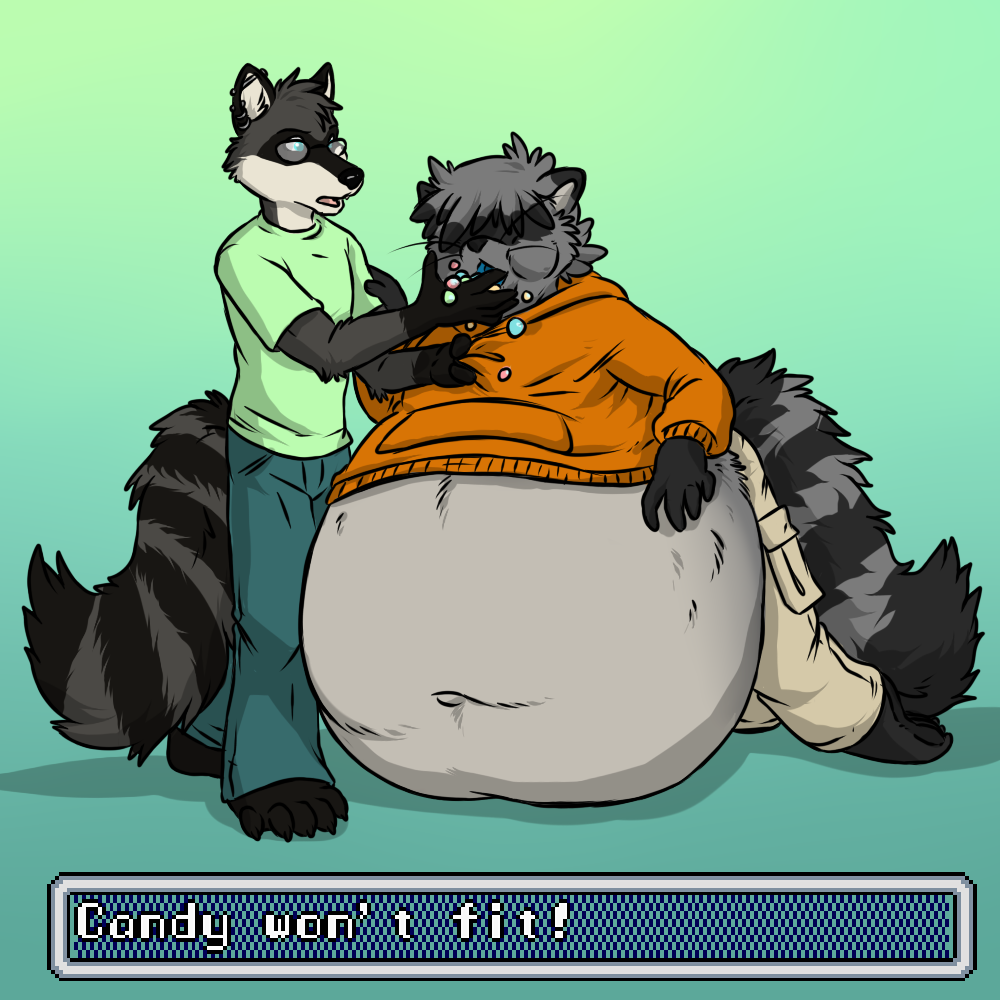Raccoon Candy Storage by aggro_badger