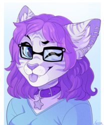 Purple Kitty - Commission