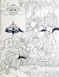 Undertale Poster inked