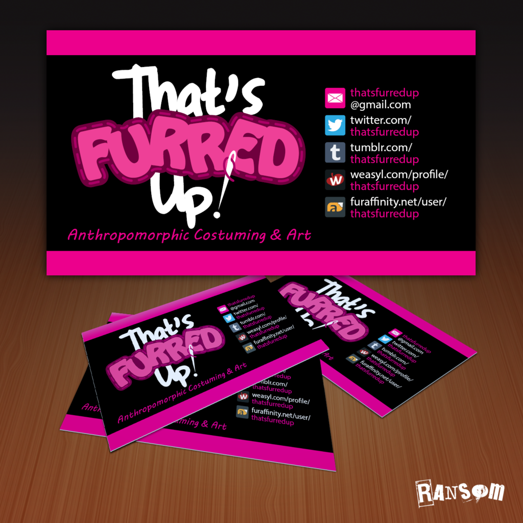 That's Furred Up! Business Card