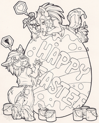 Happy Easter Ink