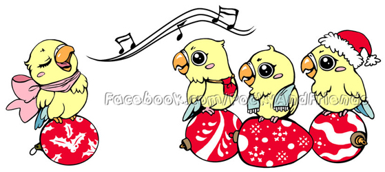 Singing lovebird
