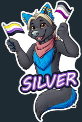 Silver Deluxe Badge (Pride!)