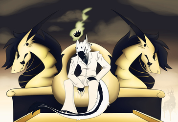 [Commission] Boss Sergal - "The Throne