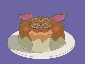 Birthday Digit Cake (Flan Version)