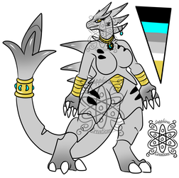 Female Silver Tyranitar (SOLD)