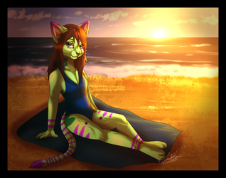 YCH: Beautiful Time At the Beach~