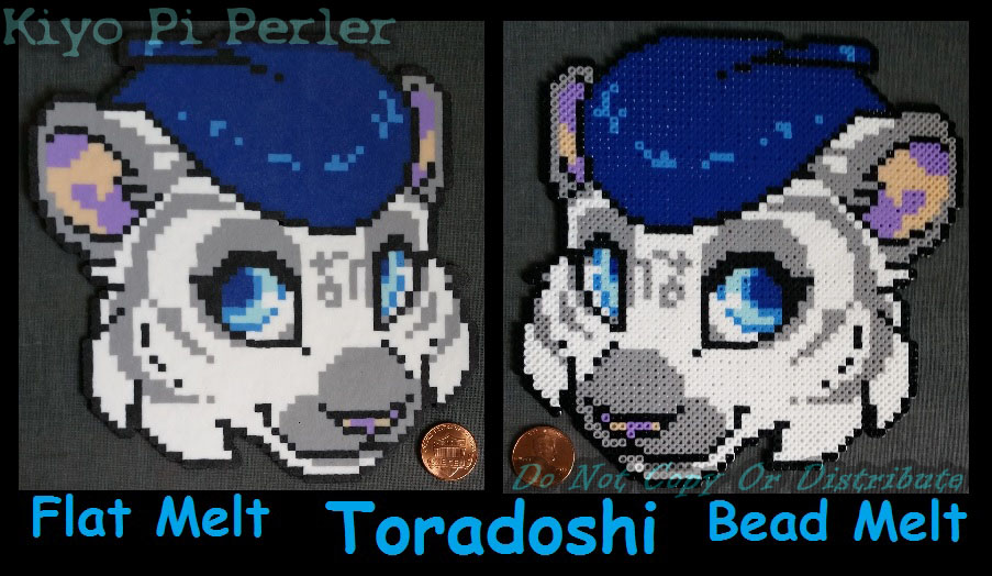 Toradoshi Mini-bead Headshot (original pattern)