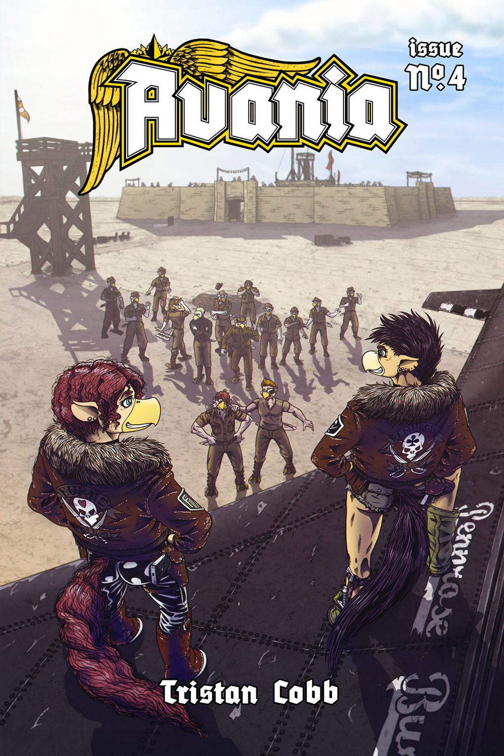 Avania Comic - Issue No.4, Front Cover