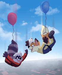 Balloon Skydiving With A Friend!