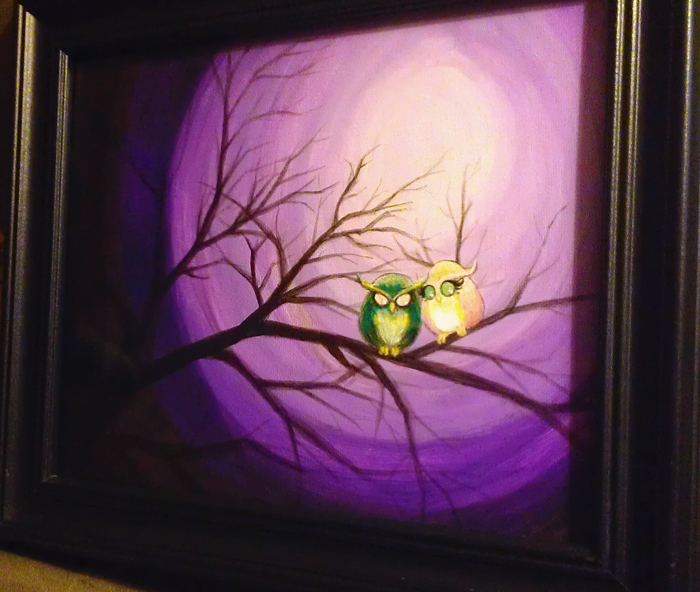 Most recent image: Owls Under Light