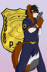 Canine Cop (Commission)