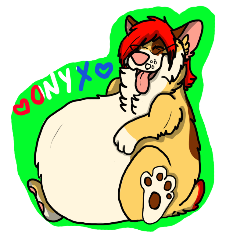 Onyx the fat corgi badge~ {commission}