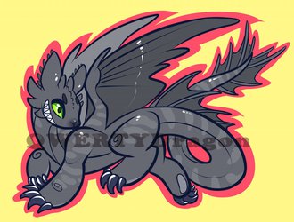 Toothless Badge!