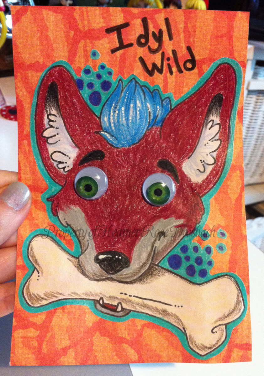 Commission: Experimental Badge for Idyl Wild