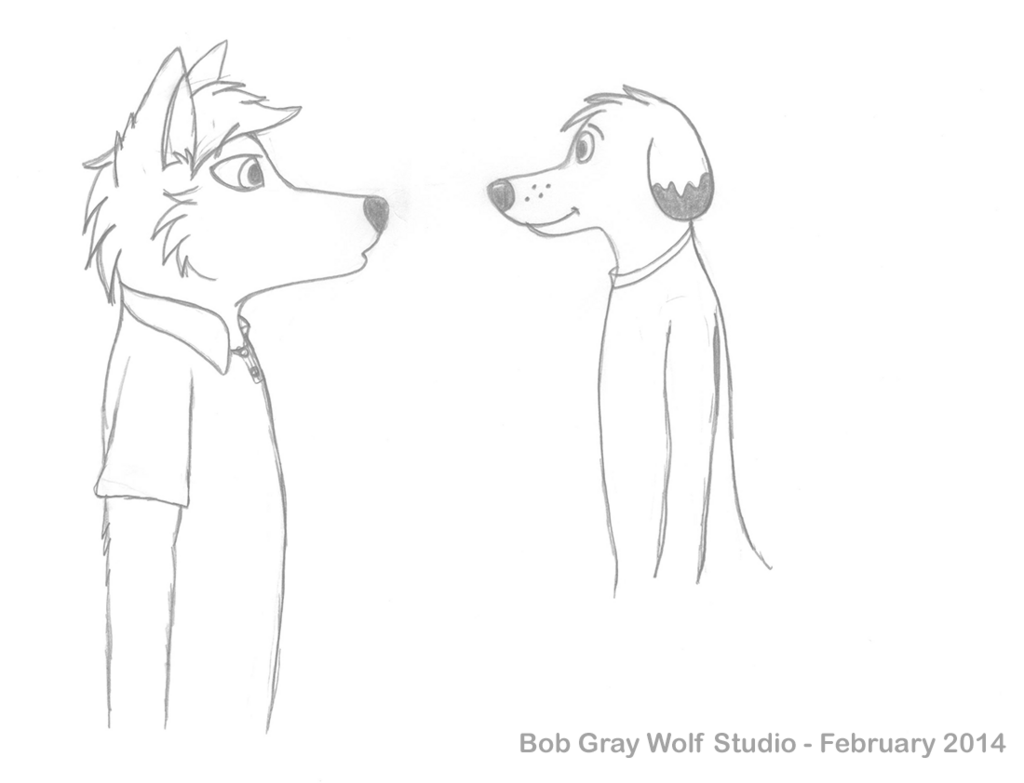Most recent image: Bob and Rock - First sketch
