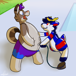 Being an awesome pool-toy by Rawr (3/4)