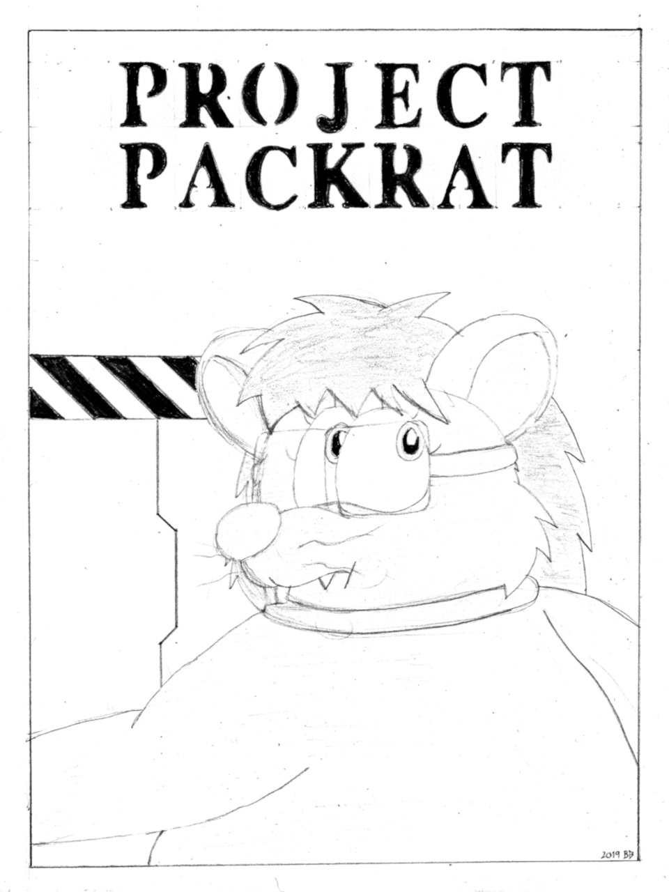 Project Packrat Comic Cover Concept