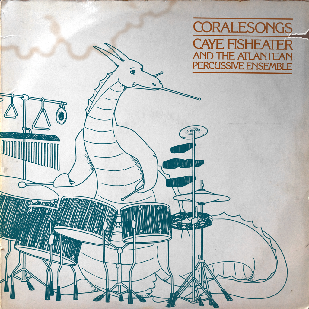 [LP sleeve commission] Caye Fisheater and the Atlantean Percussive Ensemble - Coralesongs