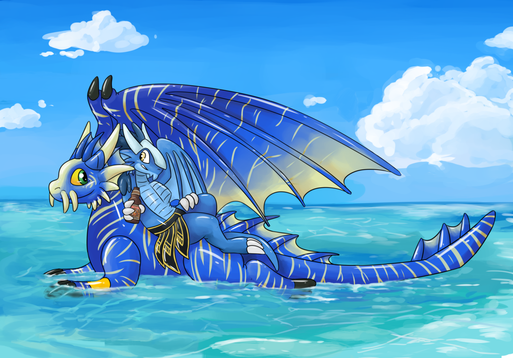 Squeaky Dergs Lounging on the Sea (Eltha)