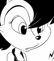 Inktober #18 + #19: Sonic and Sally