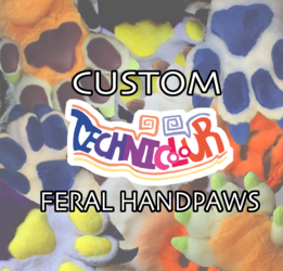 Order Your Own Custom Feral Fursuit Handpaws!