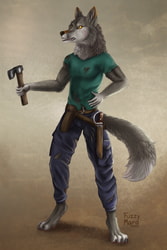 Character design-wolf subordinate