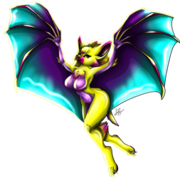 My New Bat Form - Color: Halfelfaedyn | Base: ~PopcornPanic~