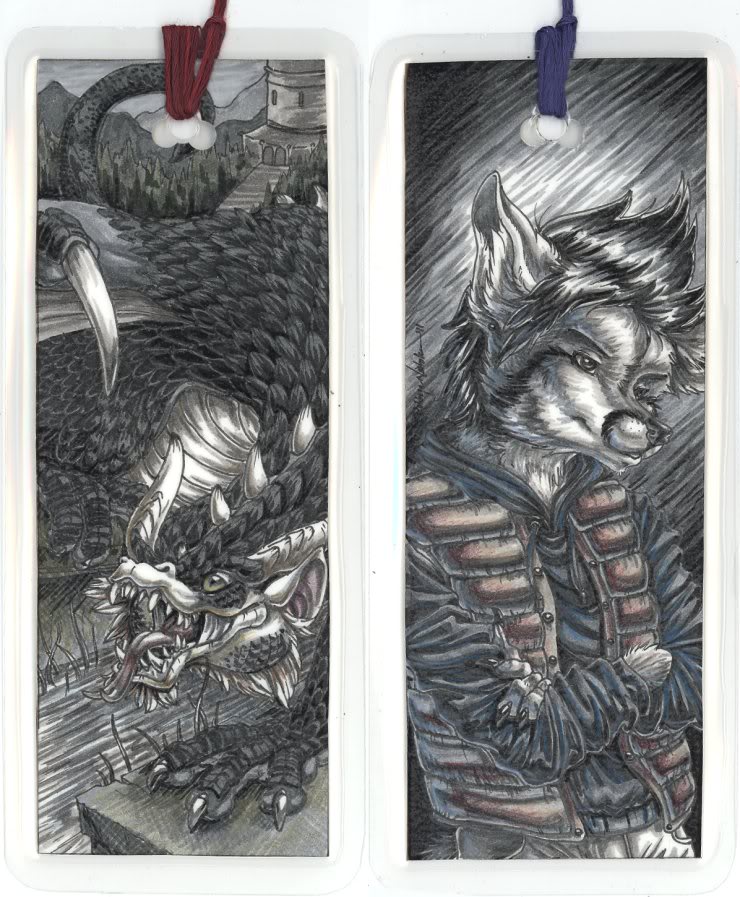 Dragon and Aleksandra Bookmarks