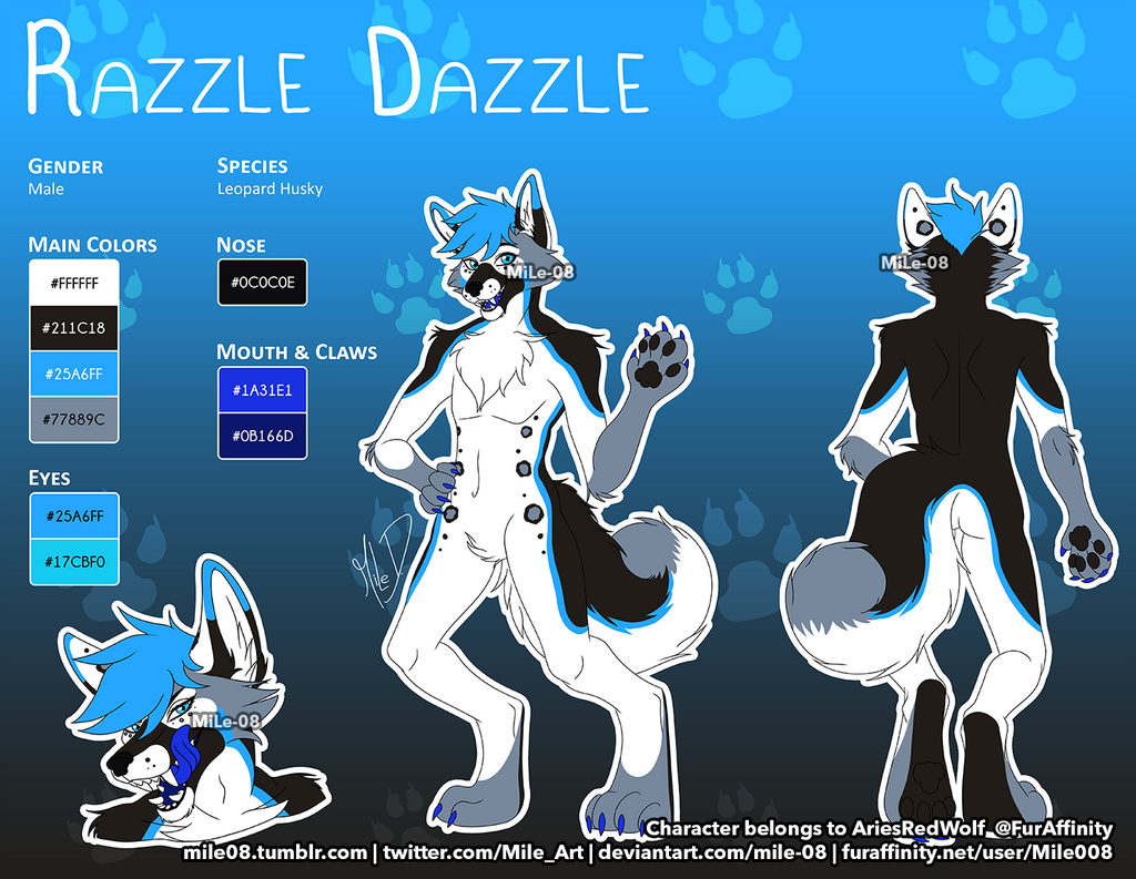 Reference Sheet [C] - Razzle Dazzle