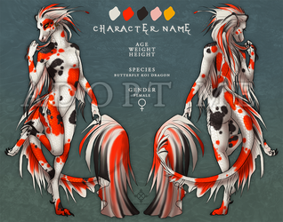 Butterfly Koi Dragon - CHARACTER AUCTION