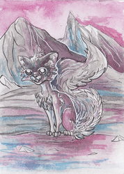 Sitting Cat(ACEO)